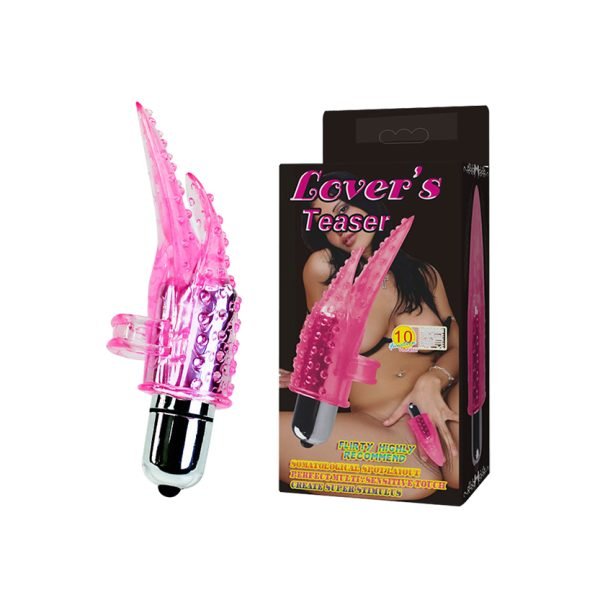 LOVER TEASER 10 SPEEDS FINGER & CLIT VIBRATOR FOR WOMEN BV-015 - Image 2